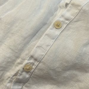 Zara linen button down leaf • S/M main image 1